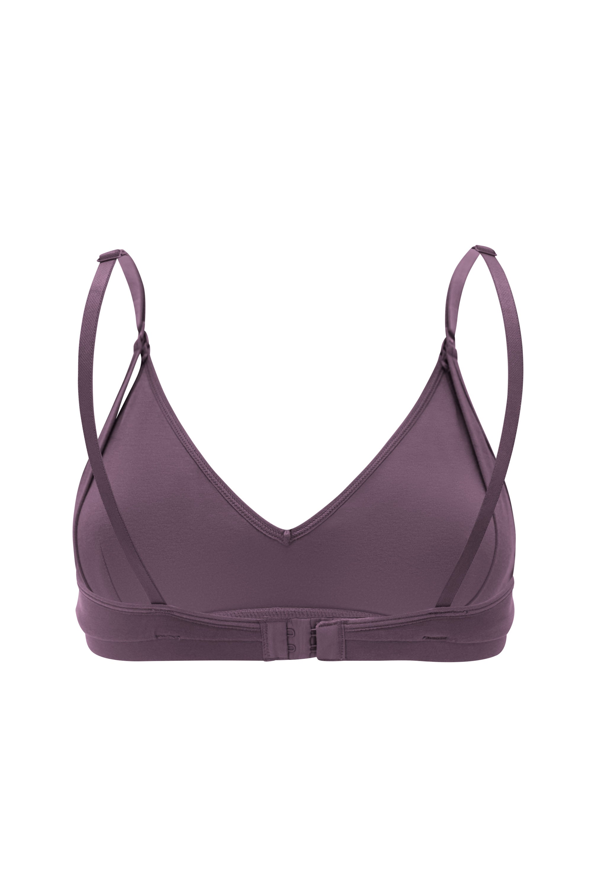 Back of Women's Nursing Bra in Currant
