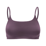Front Women's Scoop Neck Bralette in Currant