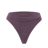 Back Women's Thong in Currant