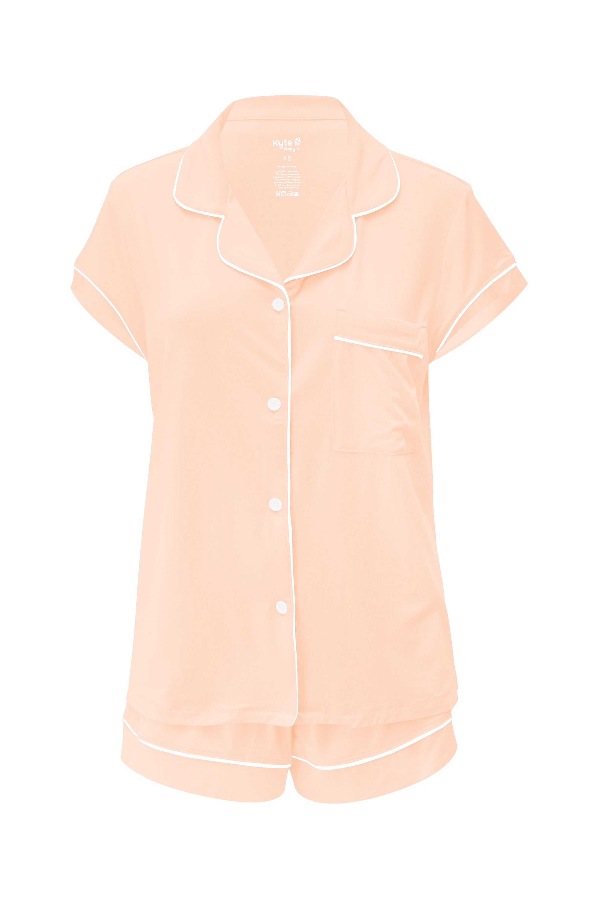 Front of Women's Short Sleeve Pajama Set in Canyon