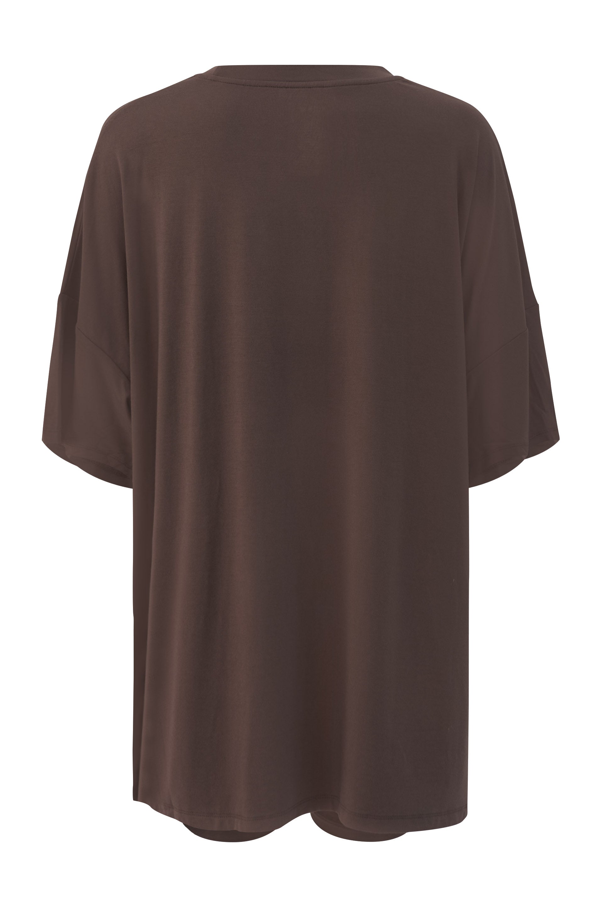 Product photo of the back of the Women's Biker Short Set in Espresso