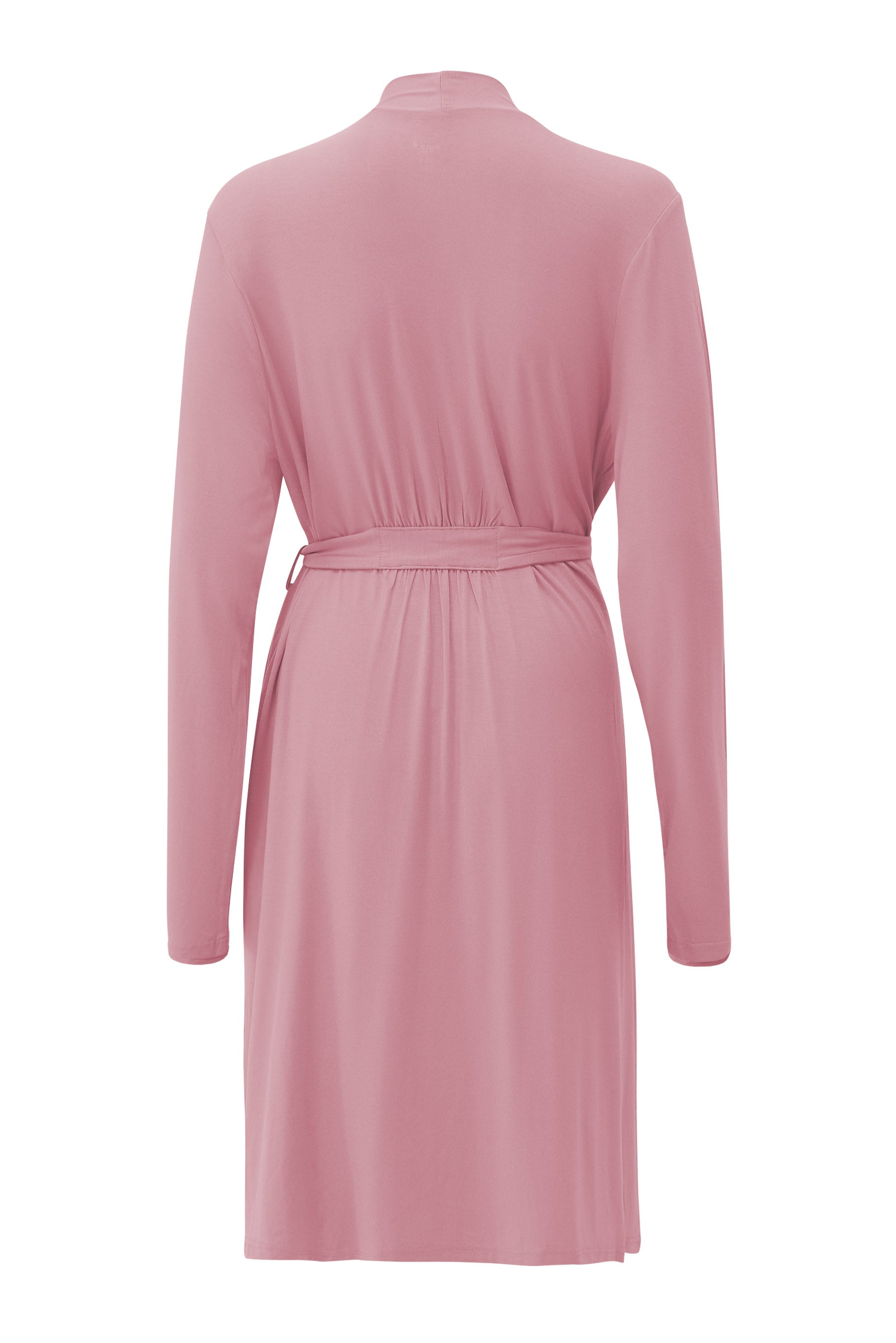 Back of Women’s Lounge Robe in Apple Blossom