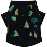 The underside of the Dog Tee in Twinkle Tree showing two leg holes
