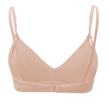 Back view of Women's Nursing Bra in Chai