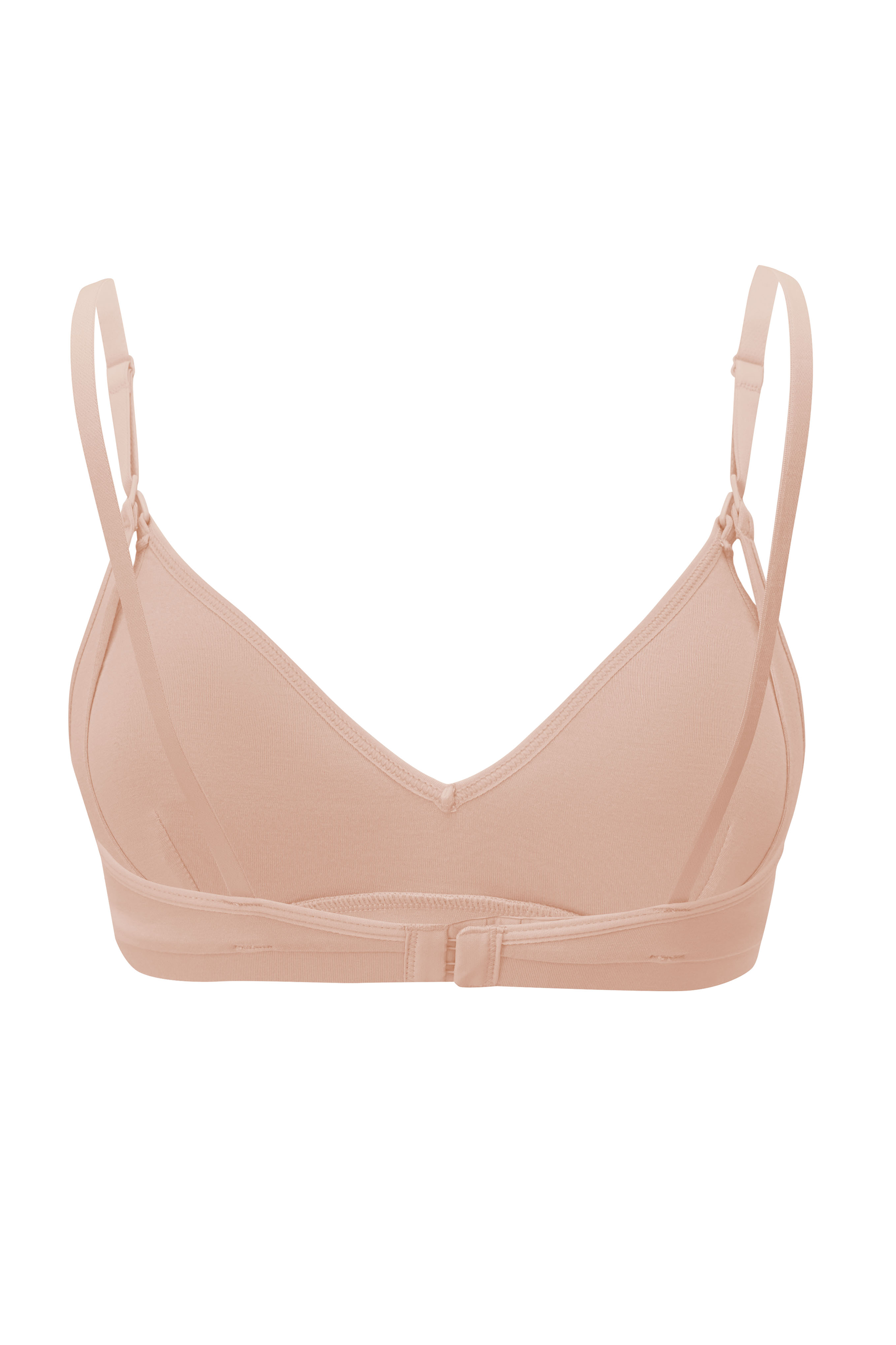 Back view of Women's Nursing Bra in Chai