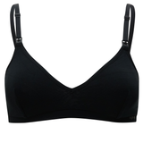 Front view of Women's Nursing Bra in Midnight