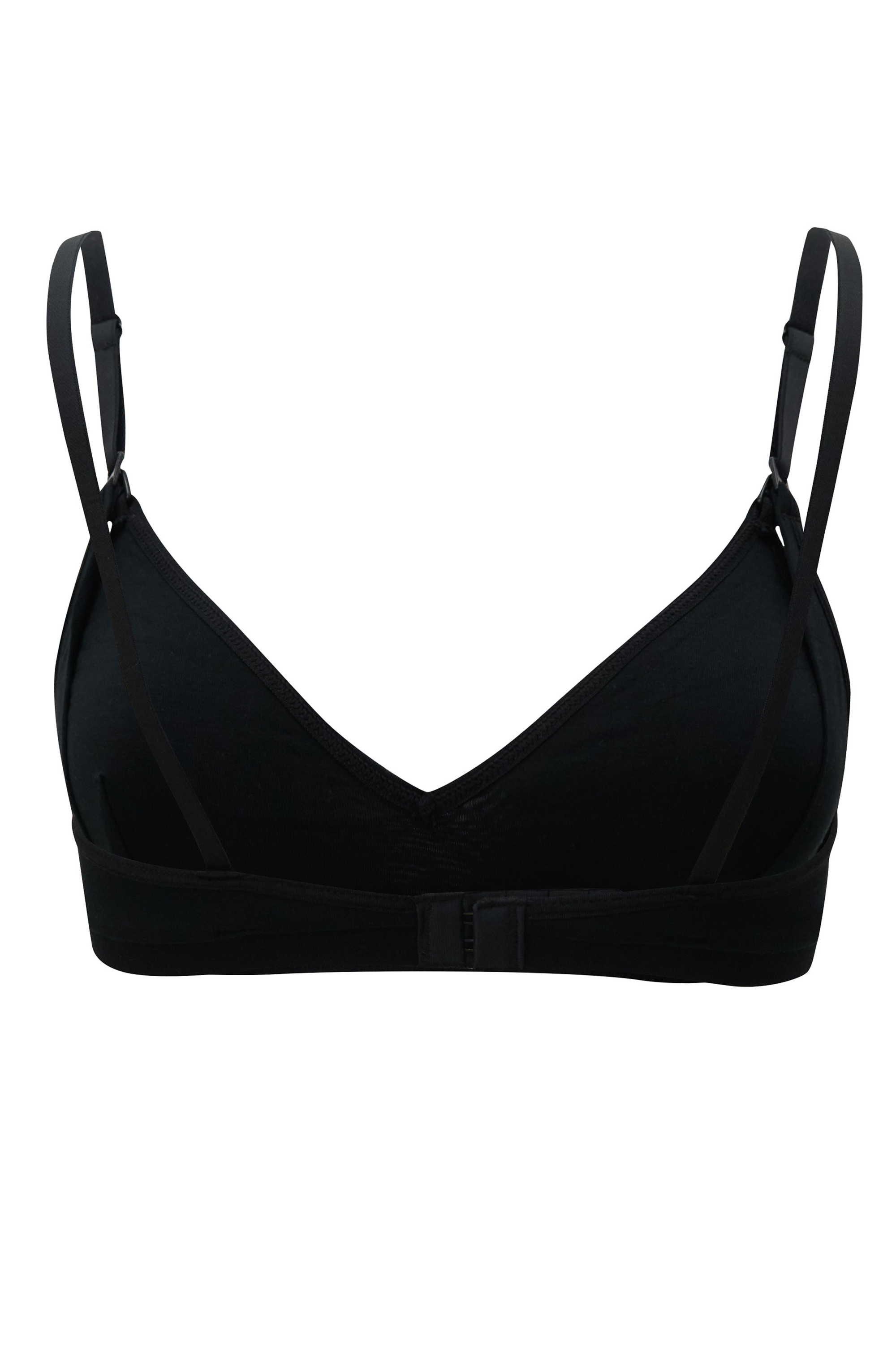 Back view of Women's Nursing Bra in Midnight