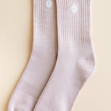 Flat lay of Crew Socks in Blush