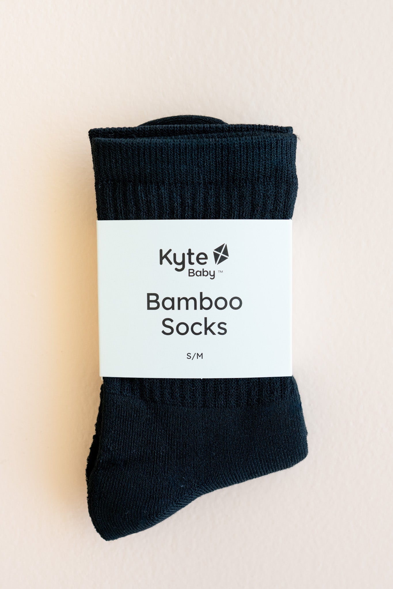Crew Socks in Midnight in packaging