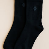 Flat lay of Crew Socks in Midnight