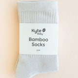 Crew socks in Oat in packaging