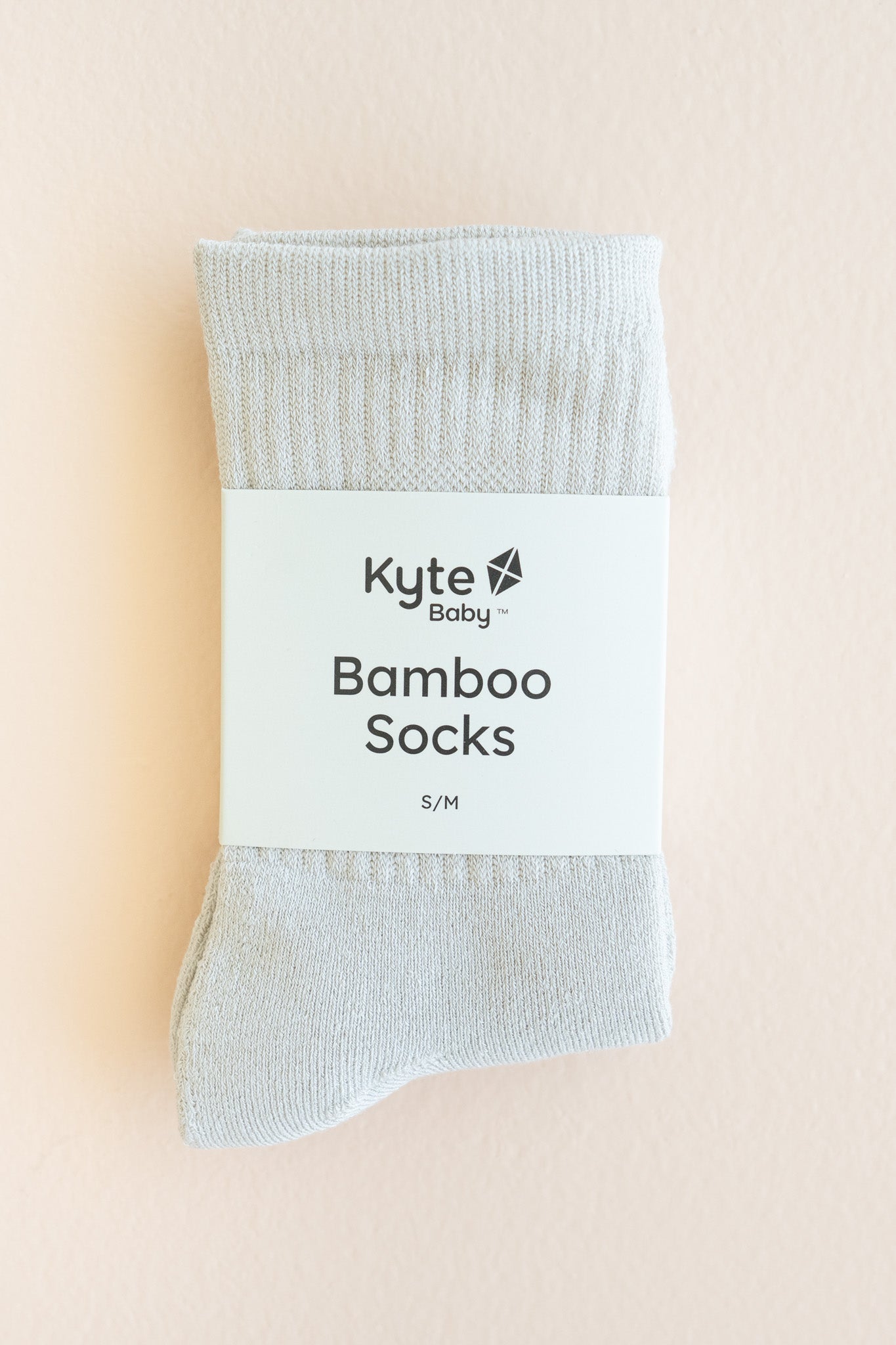 Crew socks in Oat in packaging