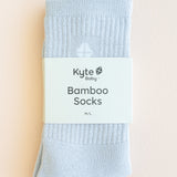 Kyte Crew Socks in Storm in packaging