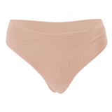 Front view of Women's Thong in Chai