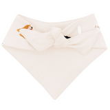 Back of the dog bandana showing adjustable tie