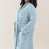 Model in the Adult Robe in Fog