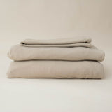Kyte Baby's Fitted Sheet with Pillowcases in Almond