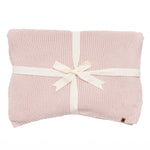 Kyte Baby's Chunky Knit Throw Blanket in Blush