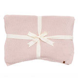 Kyte Baby's Chunky Knit Throw Blanket in Blush