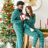 Bamboo Women's Jogger Pajama Set in Merry and Bright