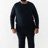 Male model wearing the Men's Jogger Set in Midnight