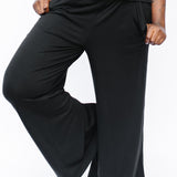 Bamboo Women's Wide Leg Pant in Midnight