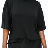 Bamboo Women's Short Sleeve Tee in Midnight