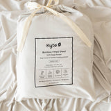 Fitted Sheet with Pillowcases in Oat packaging