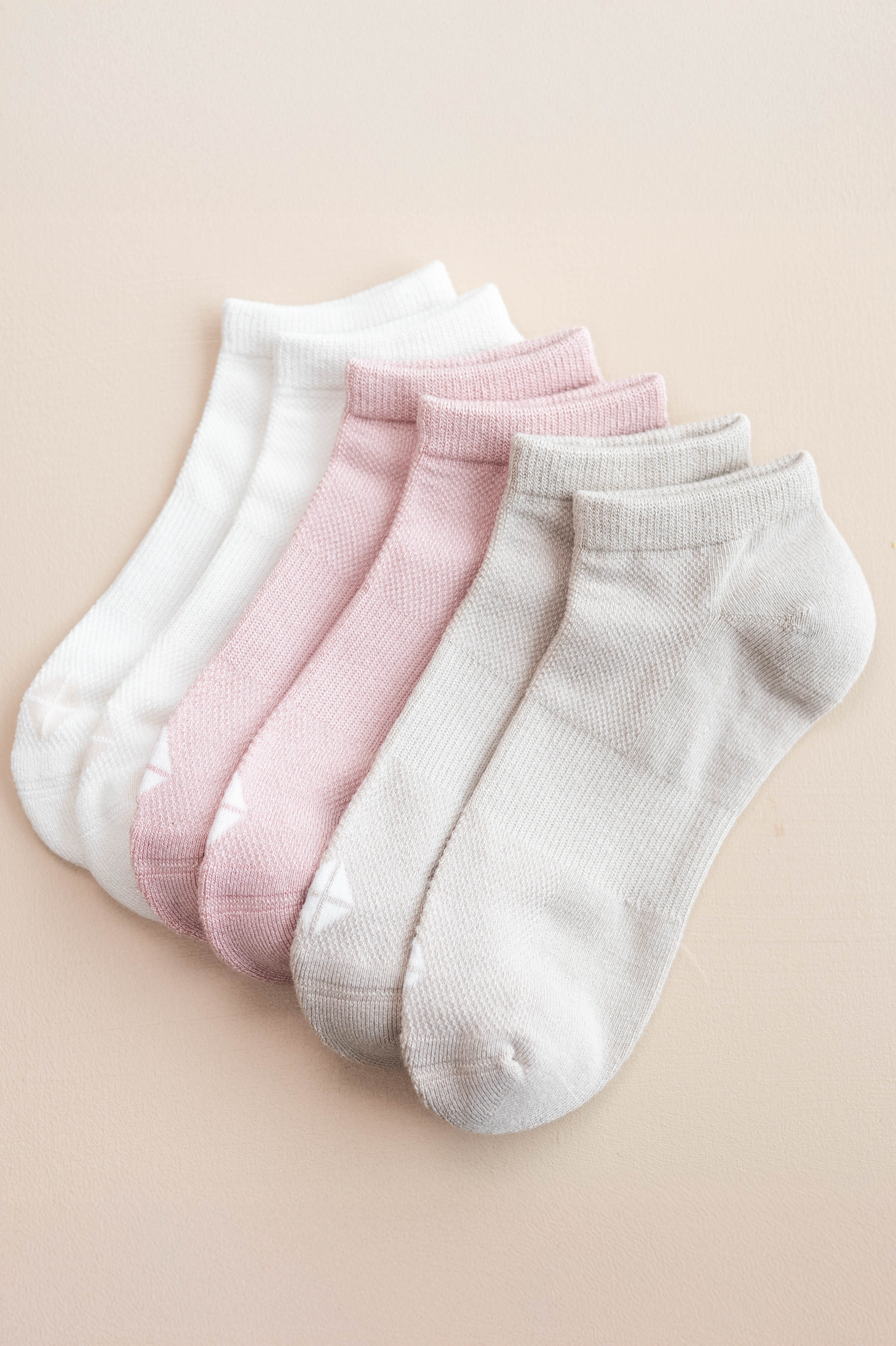 Kyte Baby's Women's Ankle Socks 3-Pack in Neutral