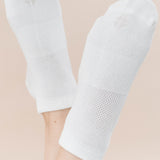 The Kyte Baby logo on the Women's Ankle Socks 3-Pack in Cloud