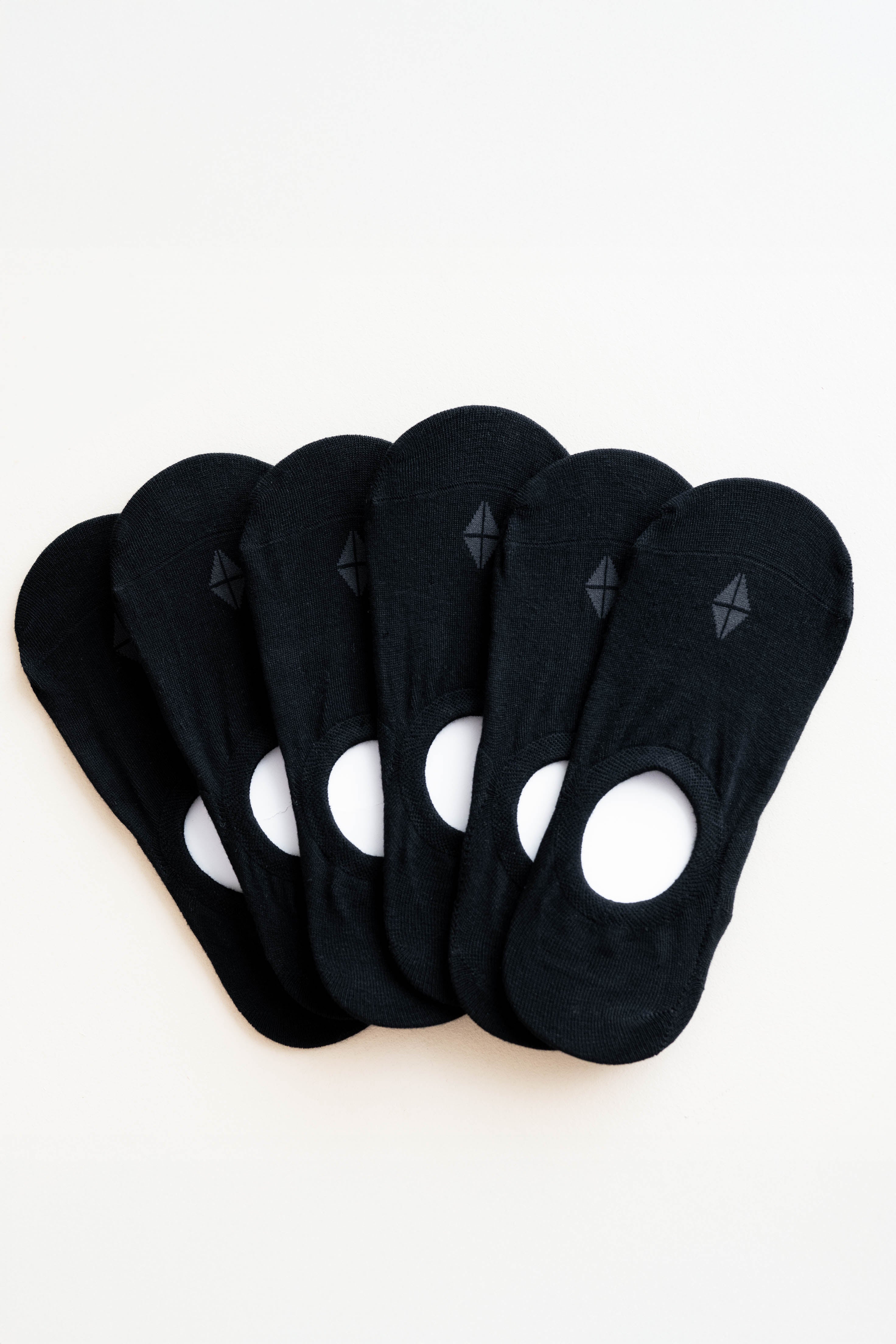 Kyte Baby's Women's No Show Socks 3-Pack in Midnight