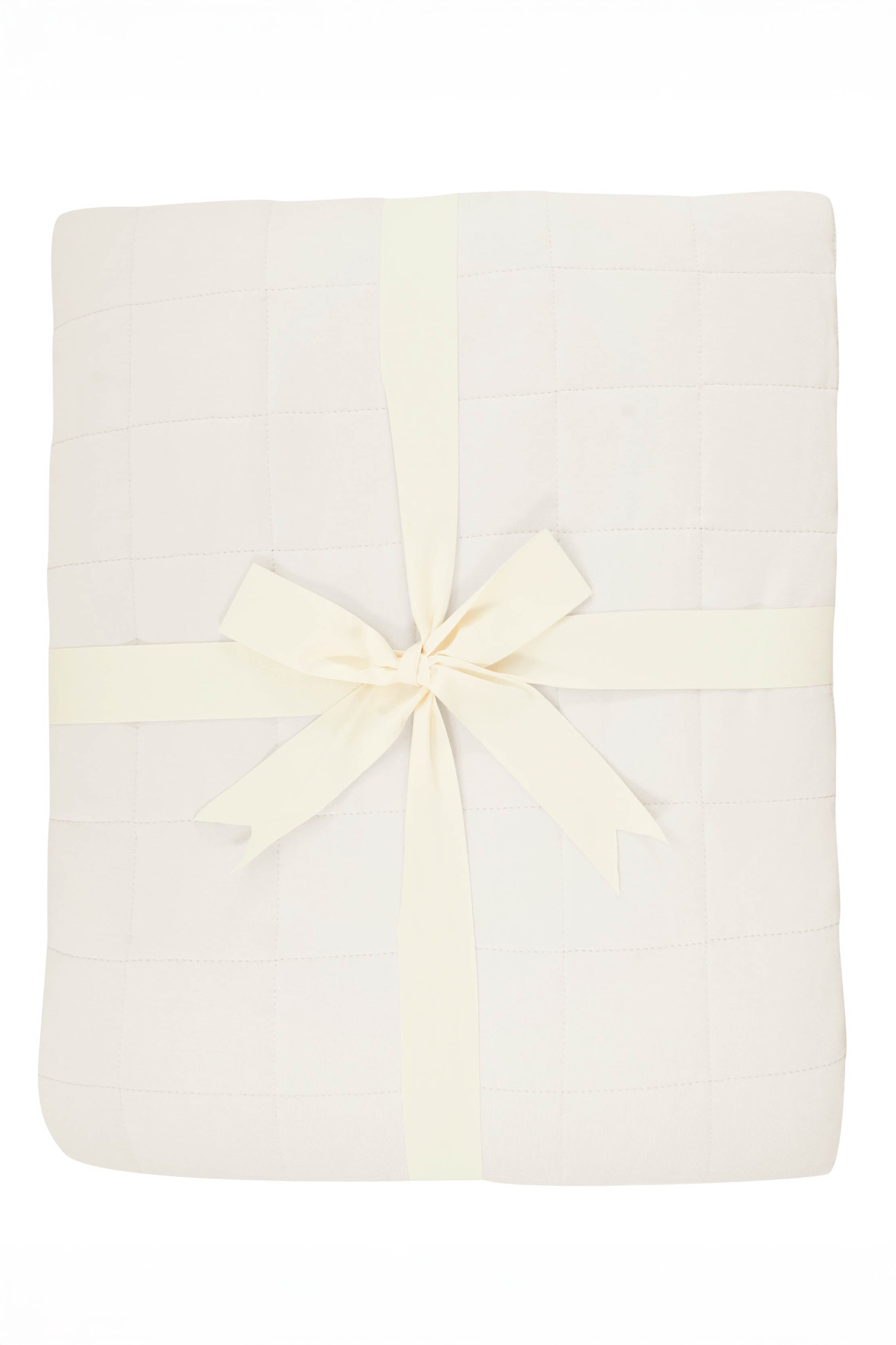 Kyte Baby's Adult Quilted Blanket in Oat 2.5
