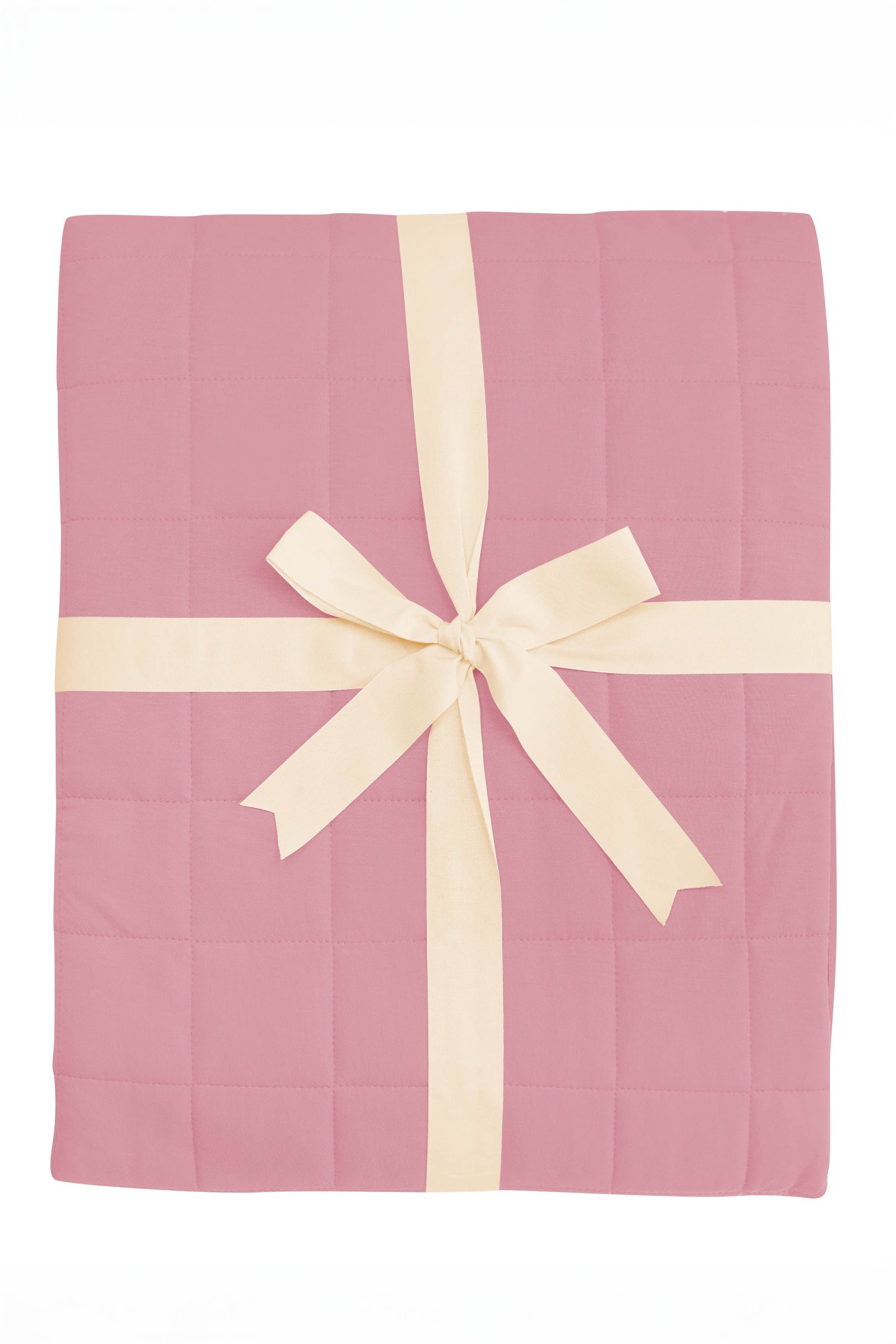 Kyte Baby's Adult Quilted Blanket in Apple Blossom 2.5
