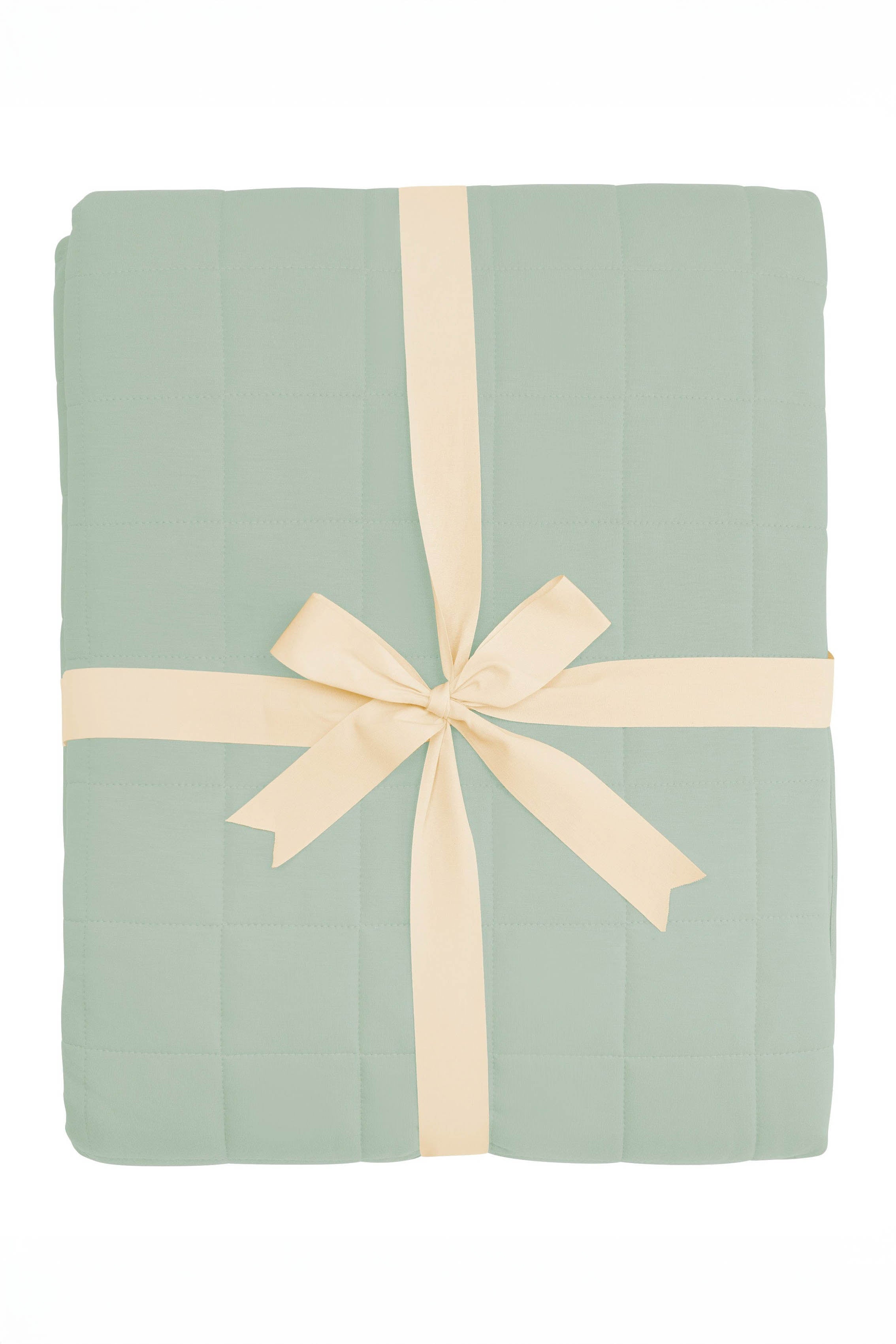 Kyte Baby's Adult Quilted Blanket in Thyme 2.5