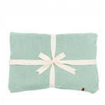 Kyte Baby's Chunky Knit Throw Blanket in Sage