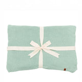 Kyte Baby's Chunky Knit Throw Blanket in Sage
