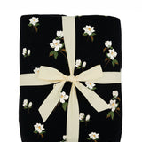 Kyte Baby's Throw Blanket in Big Midnight Magnolia 2.5