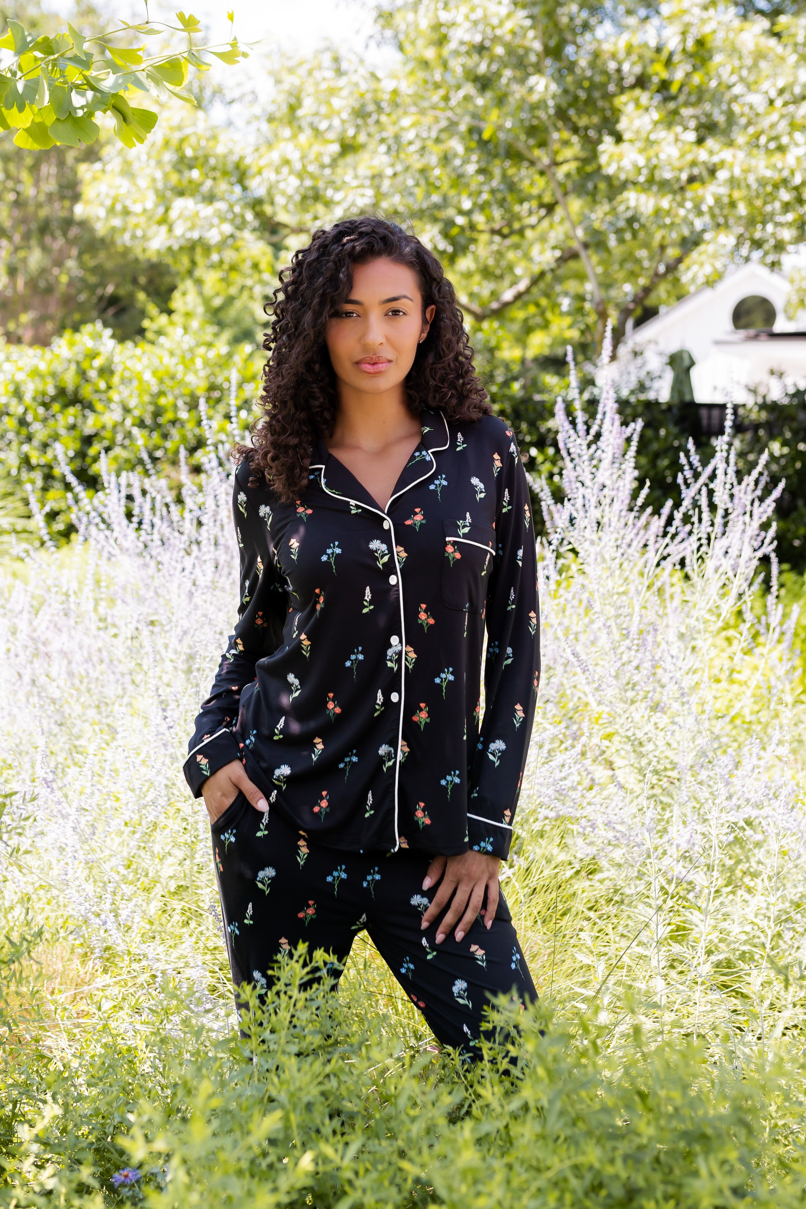 kyte living floral pajamas