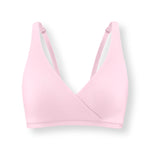 Women's Front Bralette in Peony on white background