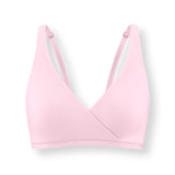Women's Front Bralette in Peony on white background