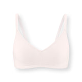 Women's V-Neck Bra in Blonde on white background