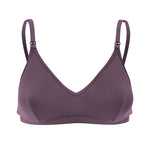Front of Women's Nursing Bra in Currant