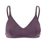 Front of Women's Nursing Bra in Currant