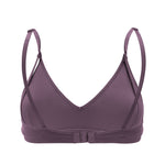 Back of Women's Nursing Bra in Currant
