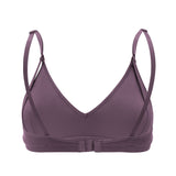Back of Women's Nursing Bra in Currant