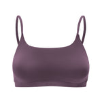 Front Women's Scoop Neck Bralette in Currant