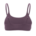 Back Women's Scoop Neck Bralette in Currant