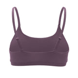 Back Women's Scoop Neck Bralette in Currant