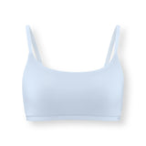Women's Scoop Neck Bralette in Breeze on white background