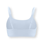 Back side of Women's Scoop Neck Bralette in Breeze on white background
